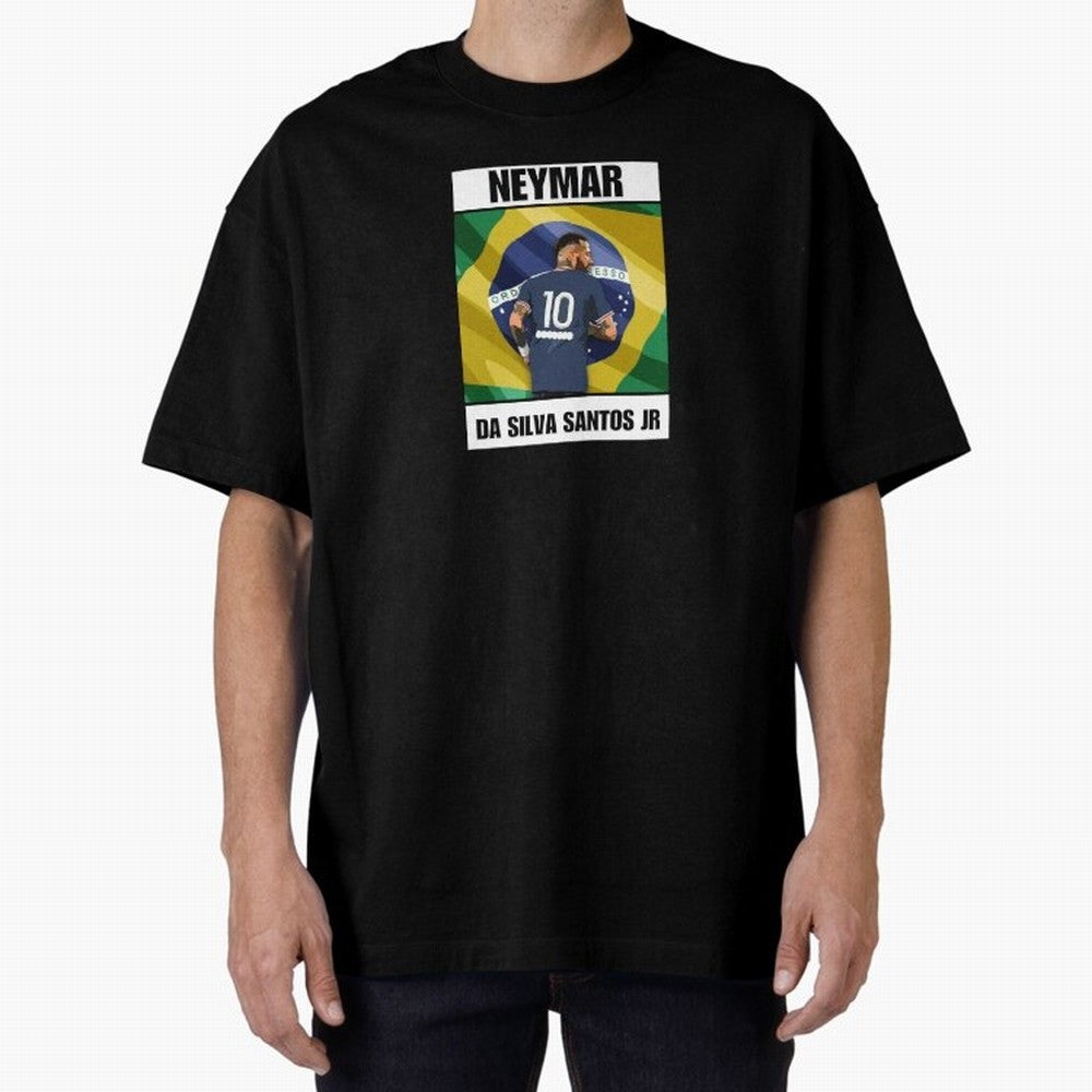 El Ney Oversized T-Shirt Back Your Heroes with FIFA World Cup 2026 Group Stage Spirit, Filled with Portugal, Spain and Germany, Messi, CR7 and Mbappe, Stadium Memories, Football Loyalty, International Chants and Championship Tradition; Ideal for