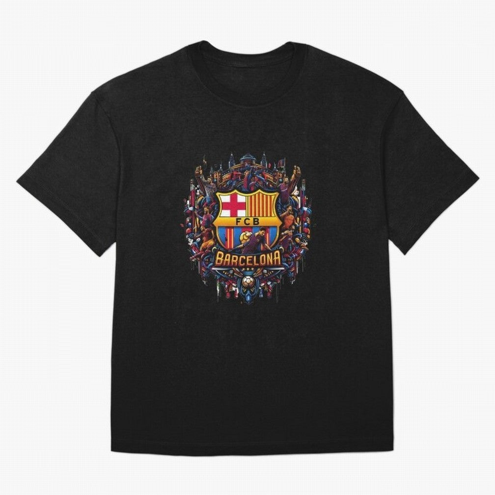 Barcelona - the temple of soccer Oversized T-Shirt Keep Football History Alive during Match Day Hype around FIFA World Cup 2026, Mbappe and Neymar, England, Supporter Pride, Iconic Celebrations, Legendary Names and Global Match Day Energy; Ideal