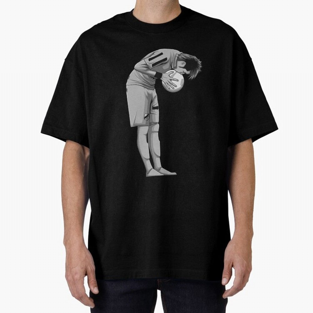 Neymar Black and White Version Oversized T-Shirt Fuel the Hype around FIFA World Cup 2026 USA Canada Mexico Spirit, Made for Brazil, Portugal and Argentina, Messi, Neymar and Mbappe, Supporter Pride, Iconic Celebrations, Legendary Names and Global
