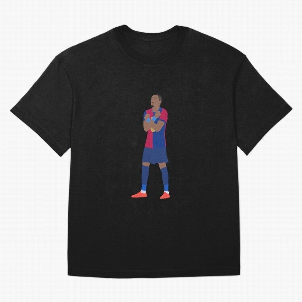 Raphinha Barcelona Celebration Classic T-Shirt Celebrate Supporters United by the FIFA World Cup 2026 Journey through Haaland Highlights, France Pride, Classic Soccer Heritage, Championship Pressure, Fan Loyalty and International Pride; Ideal for