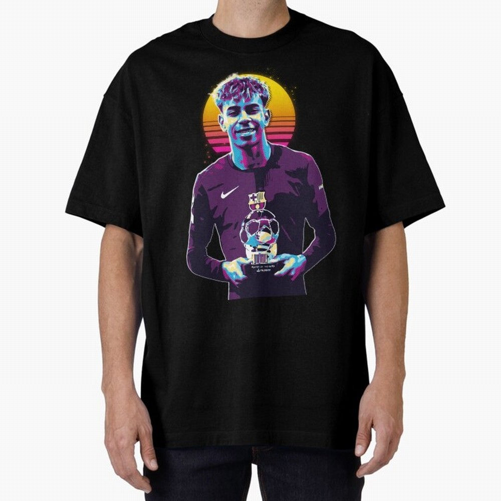Lamine Yamal holding the trophy Classic T-Shirt Stand with FIFA World Cup 2026 Group Stage Spirit, Celebrating Netherlands, Messi, CR7 and Mbappe, Classic Soccer Heritage, Championship Pressure, Fan Loyalty and International Pride; Ideal for Fans