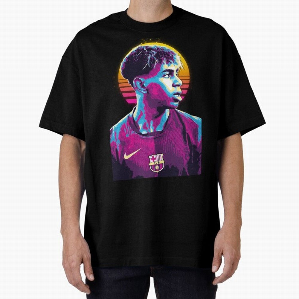 Lamine Yamal youn player the best Oversized T-Shirt Honor Football Greatness during FIFA World Cup 2026 for Fans of Messi and Cristiano Ronaldo and Spain and Netherlands, Bringing Global Supporter Spirit, Legendary Goals, National Colors and