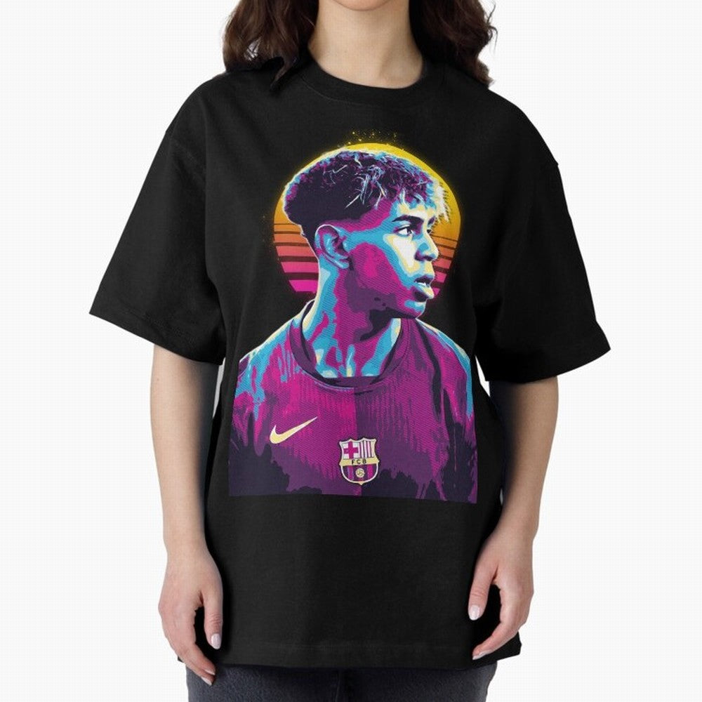 Lamine Yamal youn player the best Oversized T-Shirt Honor Football Greatness during FIFA World Cup 2026 for Fans of Messi and Cristiano Ronaldo and Spain and Netherlands, Bringing Global Supporter Spirit, Legendary Goals, National Colors and