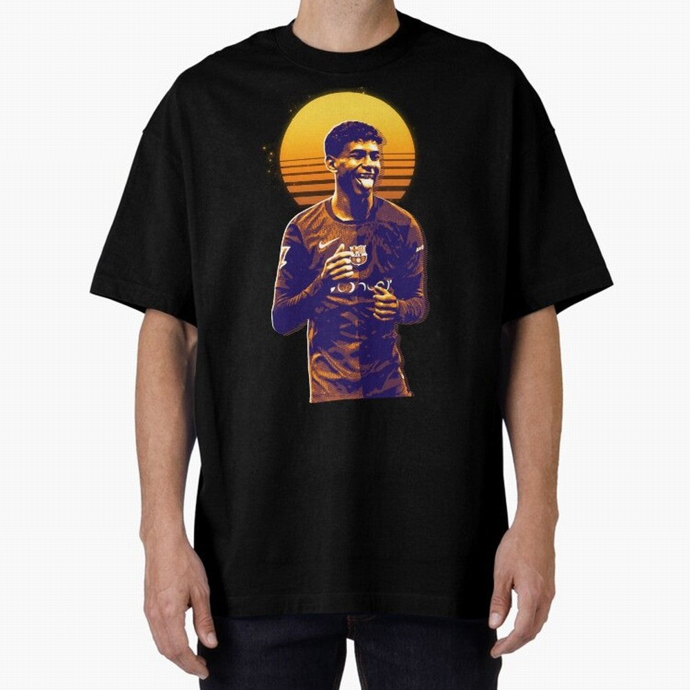 Yamal Lamine fcb club Oversized T-Shirt Bring Global Tournament Vibes to FIFA World Cup 2026 for Fans of Messi and England, Bringing Goal Celebration Energy, Supporter Heritage, Football Icons and Worldwide Tournament Joy; Ideal for Fans Who Follow