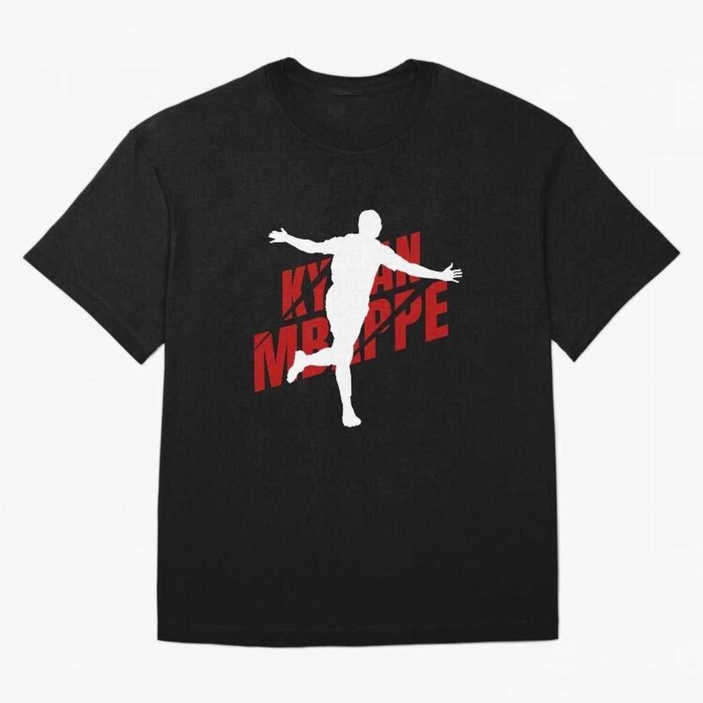 Art work of an Super star Kylian Mbapp¨¦ Classic T-Shirt Elevate FIFA World Cup 2026 with Messi and Cristiano Ronaldo, Spain Energy, Sports Nostalgia, International Competition, Famous Players and Unforgettable Victories; Built for Supporters