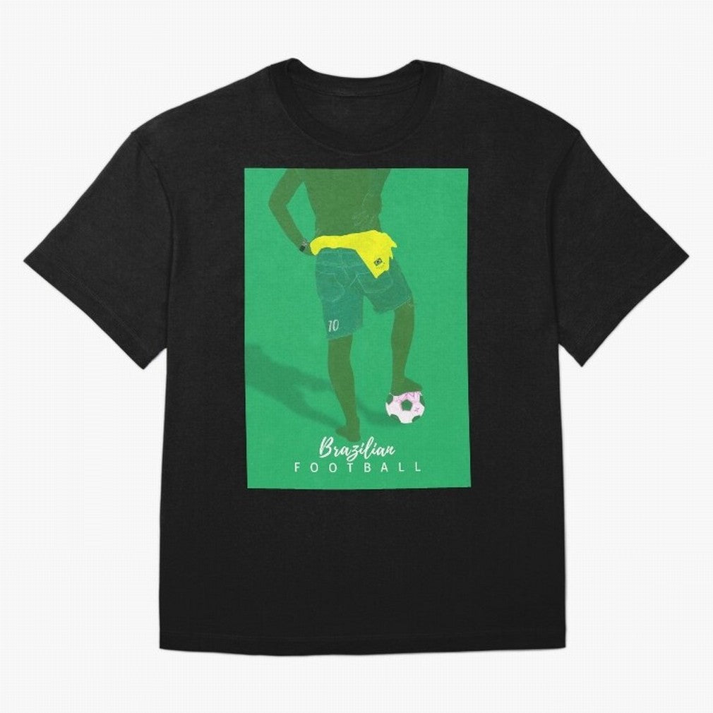 Brazilian Football Tribute Classic T-Shirt Keep the Legacy of Match Day Hype around FIFA World Cup 2026, Haaland and Mbappe, Spain, Football History, Final Match Energy, Crowd Noise and Once in a Lifetime Moments; Great for Supporters Who Love