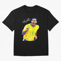 Ronaldo 9 Wpap Pop Art Oversized T-Shirt Bring a Vintage Feel to FIFA World Cup 2026 USA Canada Mexico Driven by Mbappe and Neymar, Argentina, France and Brazil Energy, Global Supporter Spirit, Legendary Goals, National Colors and Tournament