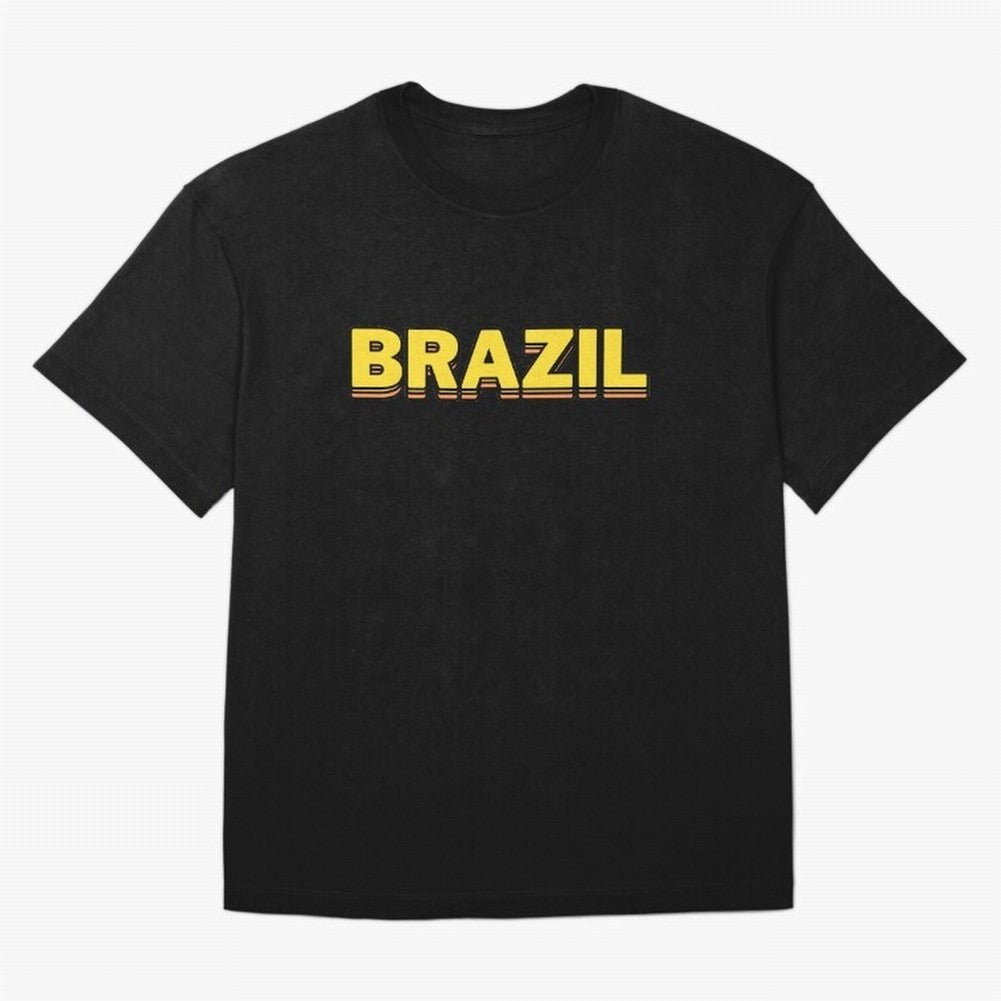 Brazil, yellow 3d sign Classic T-Shirt Show Up for the Glory of Global Football Passion for FIFA World Cup 2026 USA Canada Mexico, Featuring CR7, Spain, Worldwide Fan Energy, Dramatic Goals, Stadium Lights and Championship Celebrations; Built for