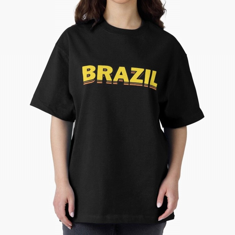 Brazil, yellow 3d sign Classic T-Shirt Show Up for the Glory of Global Football Passion for FIFA World Cup 2026 USA Canada Mexico, Featuring CR7, Spain, Worldwide Fan Energy, Dramatic Goals, Stadium Lights and Championship Celebrations; Built for