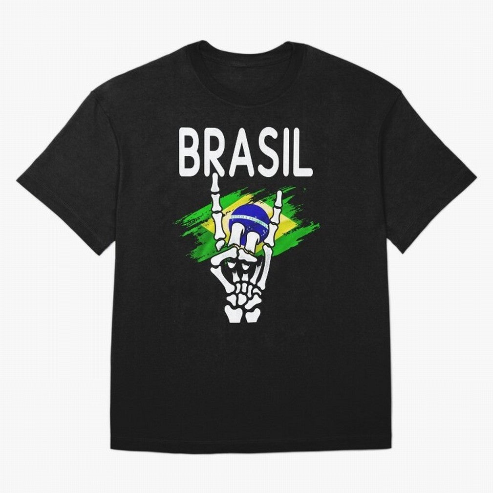 Brasil Classic T-Shirt Represent the Passion of the FIFA World Cup 2026 Group Stage Journey through Messi, CR7 and Mbappe Highlights, England and Germany Pride, Goal Celebration Energy, Supporter Heritage, Football Icons and Worldwide Tournament
