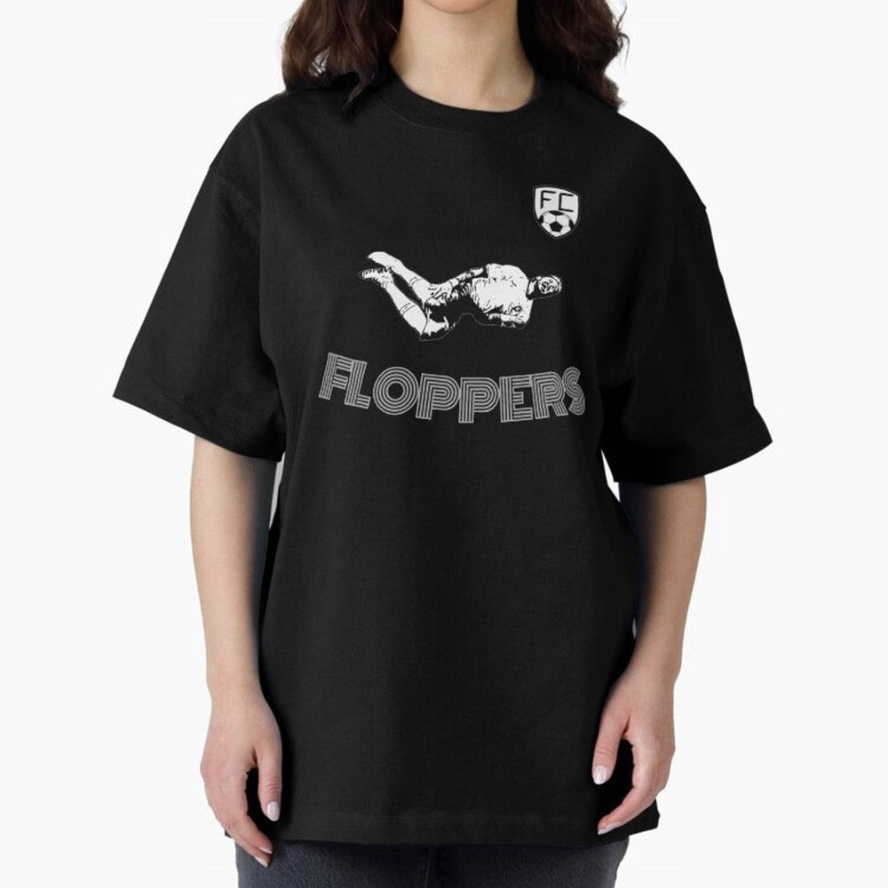 Floppers FC - Unique and Original Design Classic T-Shirt Join Global Football Passion for FIFA World Cup 2026 USA Canada Mexico, Centered on CR7 and Messi, Portugal, Sports Nostalgia, International Competition, Famous Players and Unforgettable