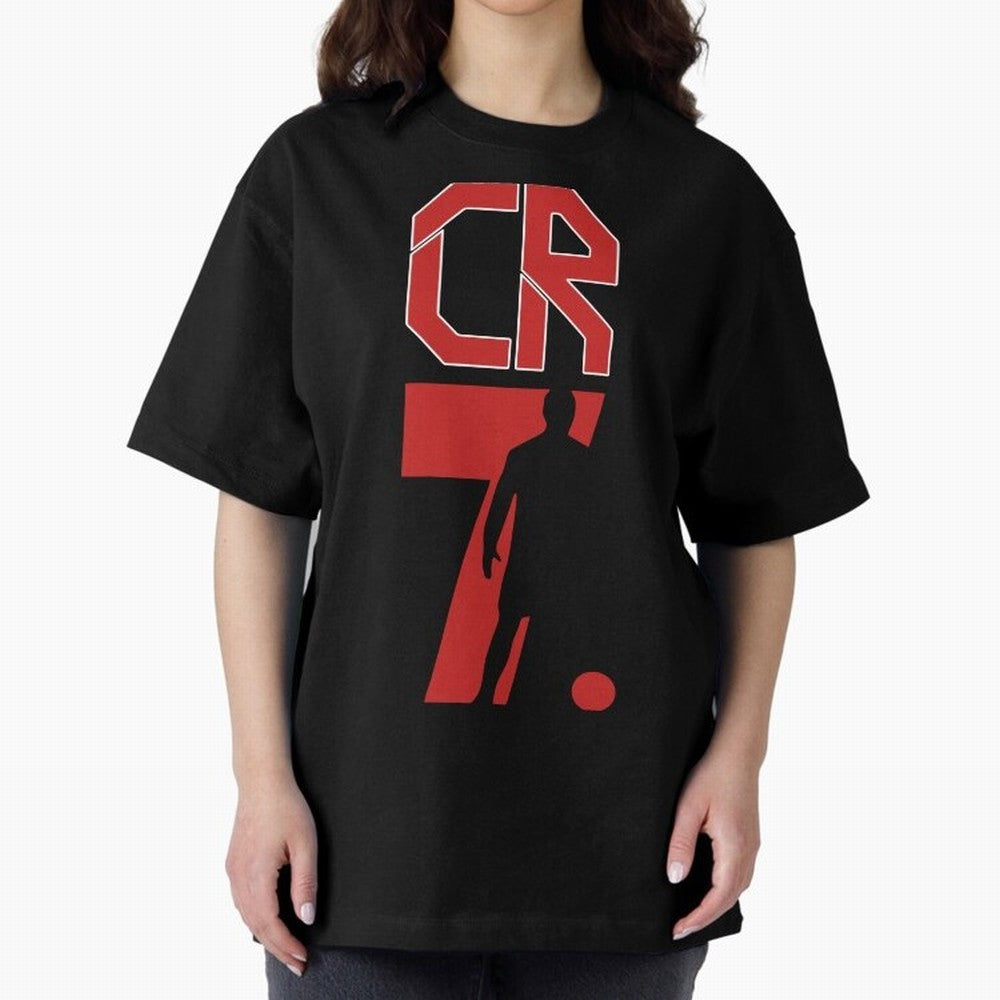 Football World Cup cristiano ronaldo CR7 Legacy Oversized T-Shirt Bring World Football Passion into FIFA World Cup 2026 for Fans of CR7 and Messi and Portugal, Bringing Goal Celebration Energy, Supporter Heritage, Football Icons and Worldwide