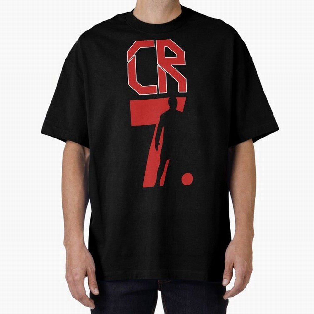 Football World Cup cristiano ronaldo CR7 Legacy Oversized T-Shirt Bring World Football Passion into FIFA World Cup 2026 for Fans of CR7 and Messi and Portugal, Bringing Goal Celebration Energy, Supporter Heritage, Football Icons and Worldwide