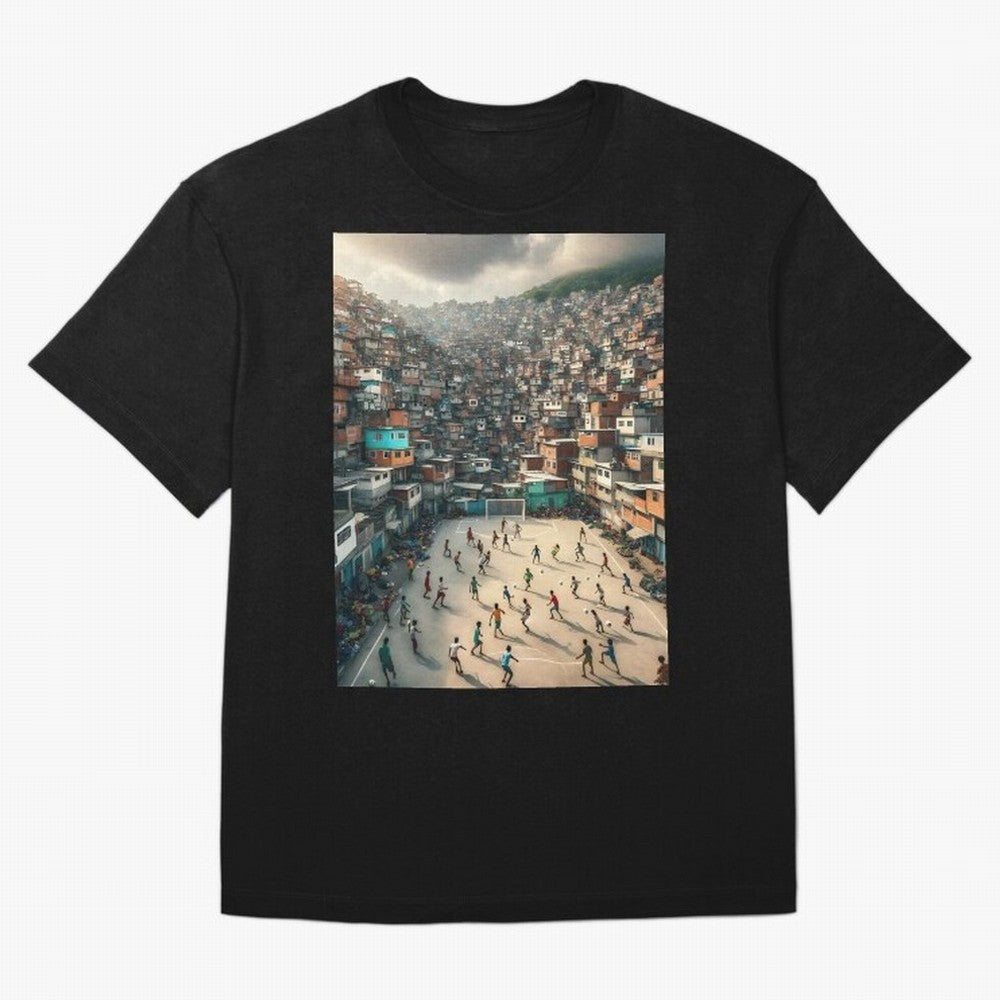 Favela Happiness Classic T-Shirt Keep Football History Alive during Match Day Hype around FIFA World Cup 2026 Group Stage, Mbappe, Spain, Fan Favorite Moments, National Team Passion, Big Match Drama and Soccer History; Great for Supporters Who Love