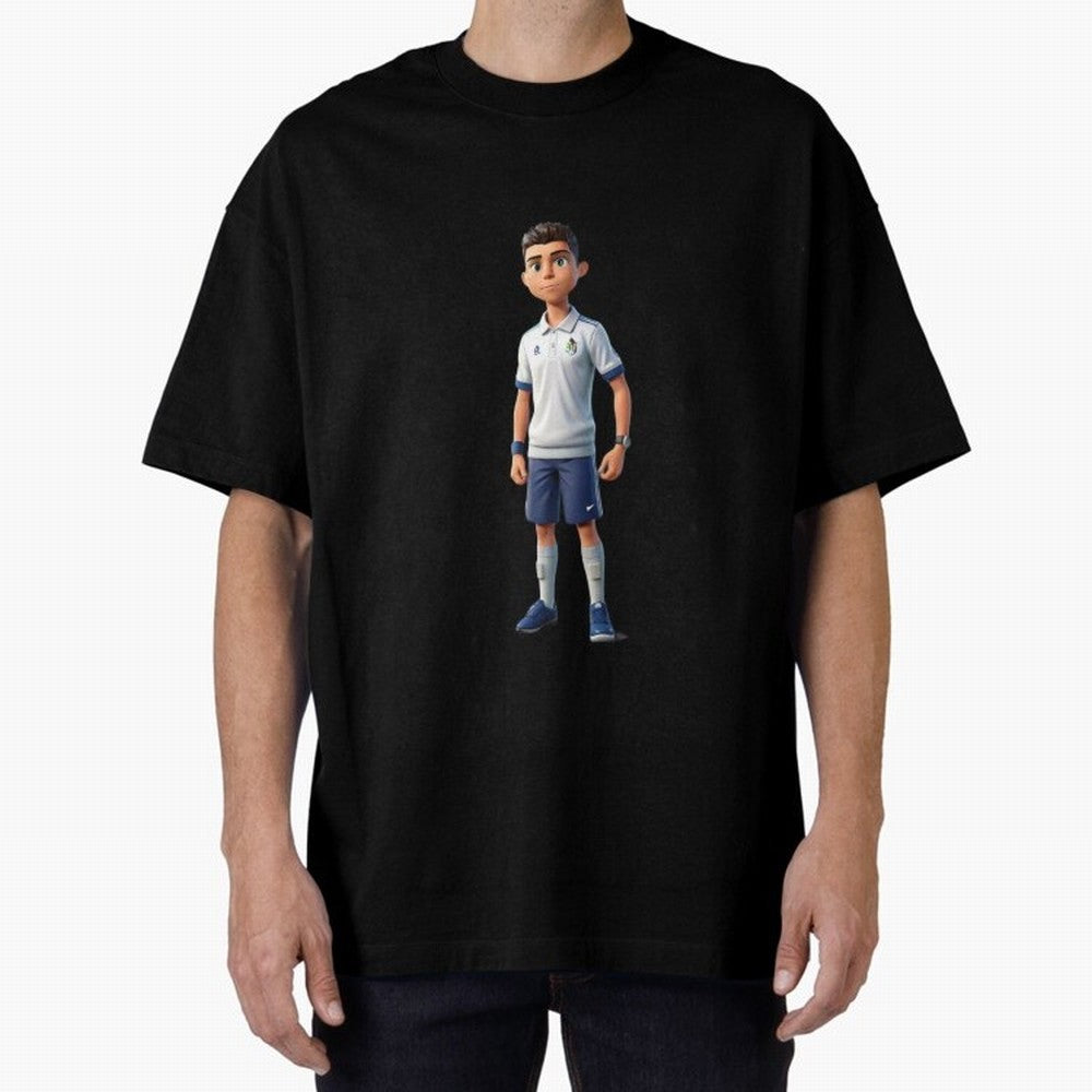 Amimated of Cristiano Ronaldo Classic T-Shirt Unlock FIFA World Cup 2026 Featuring Neymar, France and Portugal Energy, Match Day Excitement, Supporter Culture, Golden Goals and Global Football Passion; Great for Watch Parties, Sports Bars, Family