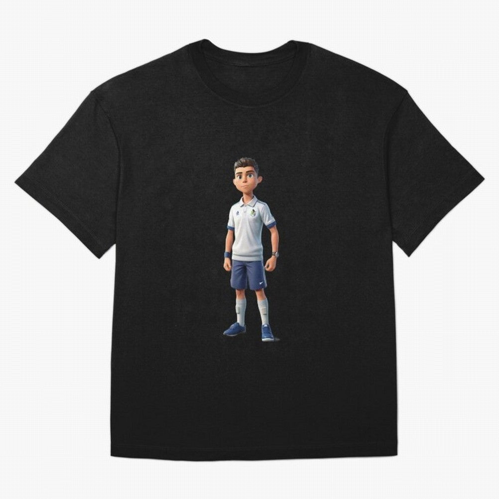 Amimated of Cristiano Ronaldo Classic T-Shirt Unlock FIFA World Cup 2026 Featuring Neymar, France and Portugal Energy, Match Day Excitement, Supporter Culture, Golden Goals and Global Football Passion; Great for Watch Parties, Sports Bars, Family