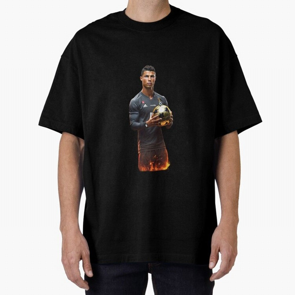 Real Goat Cristiano Ronaldo Oversized T-Shirt Represent Fans Who Live for the FIFA World Cup 2026 USA Canada Mexico Journey through CR7 Highlights, France Pride, Football History, Final Match Energy, Crowd Noise and Once in a Lifetime Moments; Made