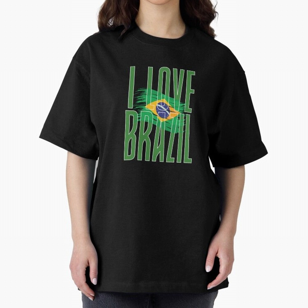 Art I Love BRAZIL Classic T-Shirt Capture Stadium Memories from the FIFA World Cup 2026 Group Stage Journey through Neymar Highlights, Portugal, Spain and Germany Pride, Soccer Culture, Superstar Moments, National Team Dreams and Competitive Fire;
