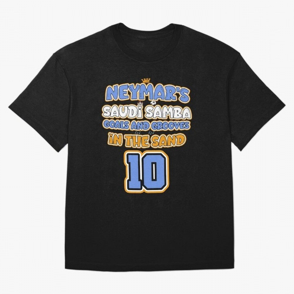 SAUDI SAMBA GOALS & GROOVES Oversized T-Shirt Bring Legendary Rivalry Energy to Match Day Hype around FIFA World Cup 2026, Cristiano Ronaldo, Brazil, Tournament Hype, Historic Matchups, Family Viewing Parties and Global Sports Pride; Built for