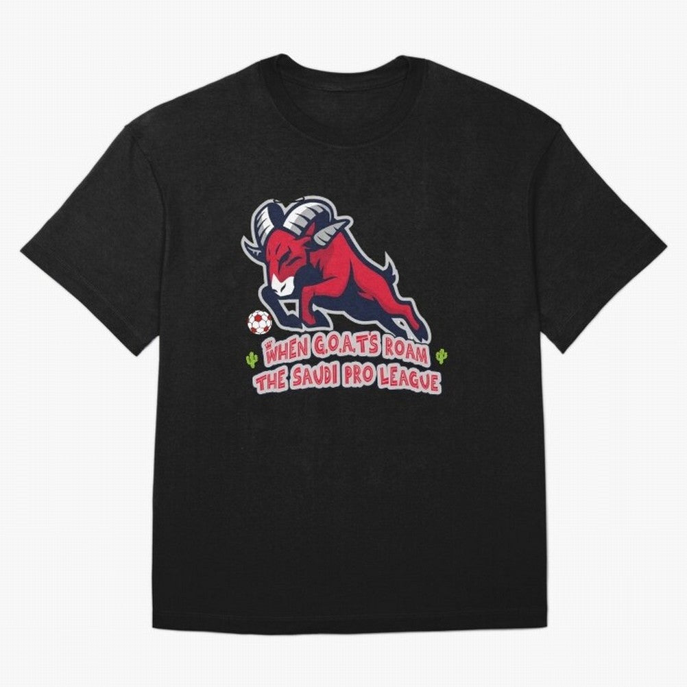 When G.O.A.T's Roam the Saudi Pro League Arena Classic T-Shirt Bring a Vintage Feel to the FIFA World Cup 2026 USA Canada Mexico Journey through Mbappe Highlights, France Pride, Fan Favorite Moments, National Team Passion, Big Match Drama and