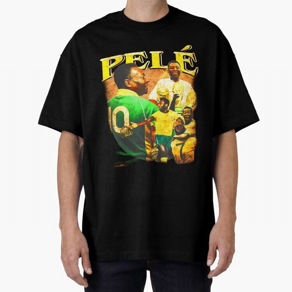 Pele The King Essential T-Shirt Cheer through Every Moment of FIFA World Cup 2026 Group Stage for Fans of Messi and France and Portugal, Bringing Vintage Soccer Flavor, Modern Football Stars, National Flags and Final Night Emotion; Made for Die