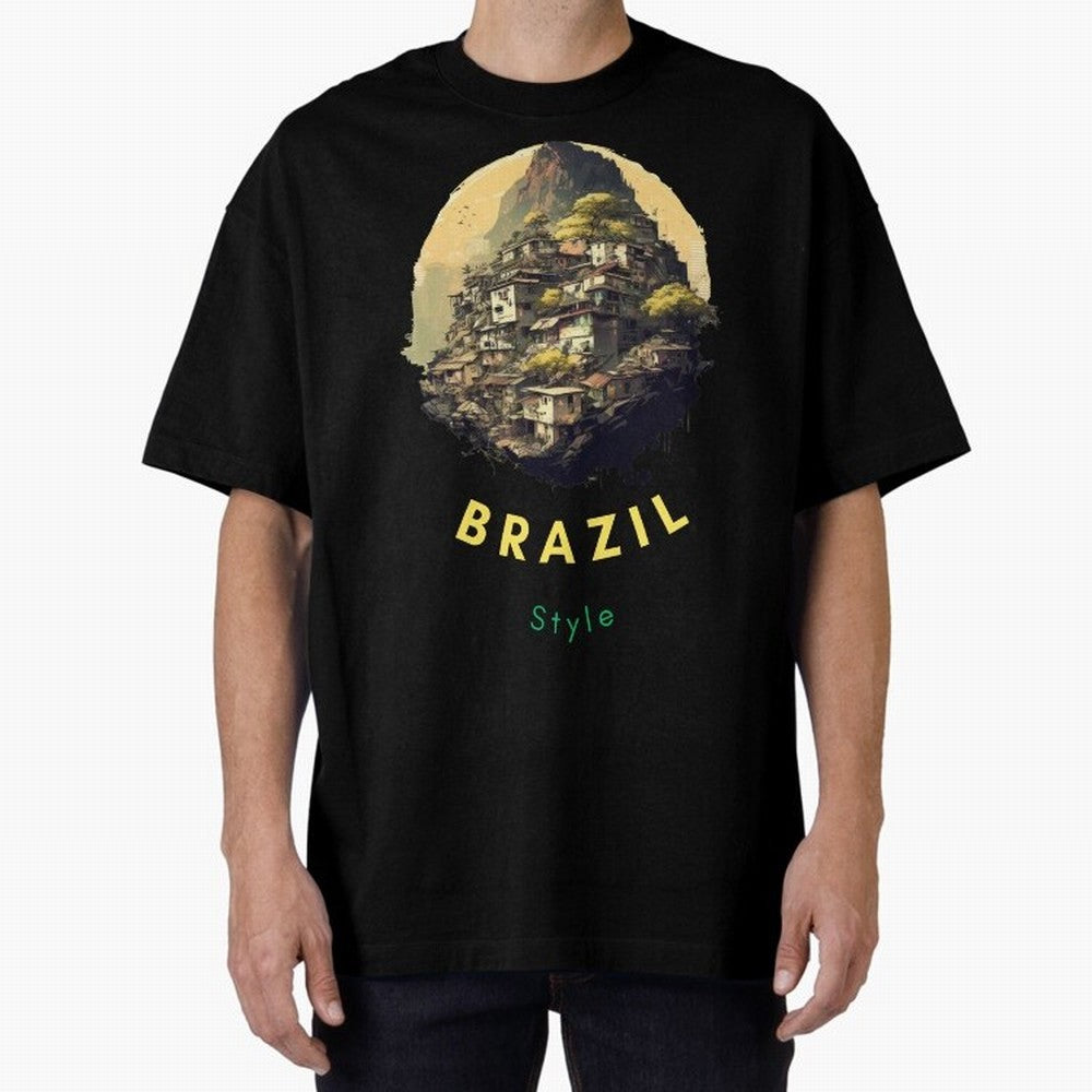 Brazil Style, Japanese Architecture Oversized T-Shirt Support Your Favorite Stars during FIFA World Cup 2026 USA Canada Mexico Driven by Messi, CR7 and Mbappe, France Energy, Stadium Chants, National Pride, Trophy Dreams and Unforgettable Football