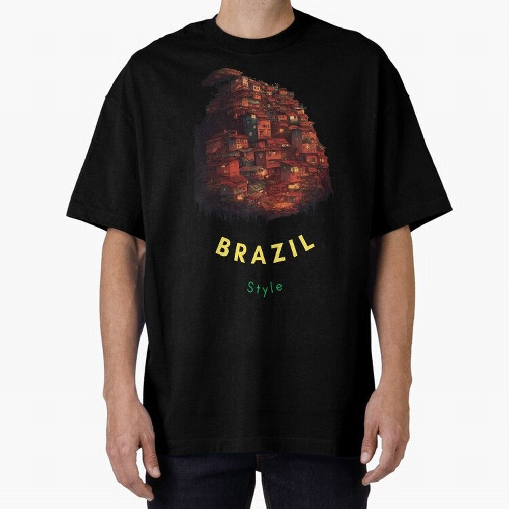 Brazil Style, Japanese Architecture Classic T-Shirt Feel the Heartbeat of Global Football Passion for FIFA World Cup 2026 Group Stage, Centered on CR7 and Messi, England, Football Festival Excitement, Trophy Ambitions, Country Rivalries and Star