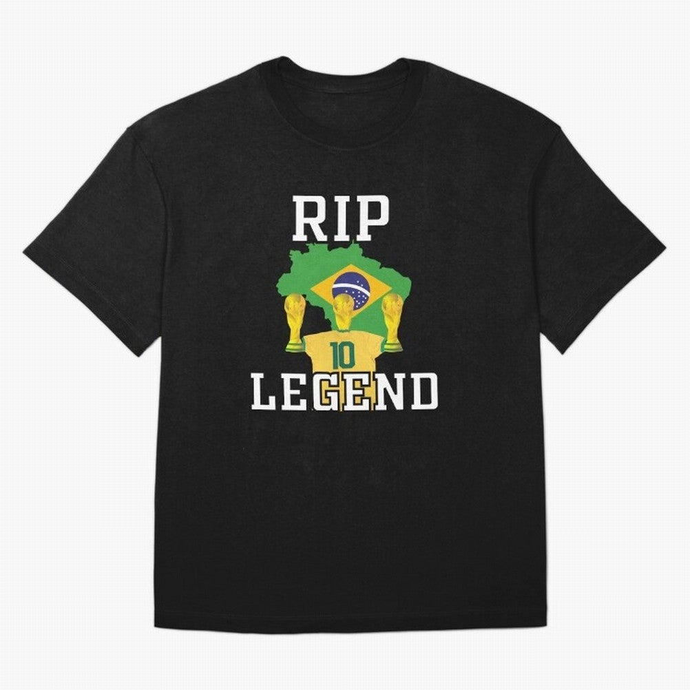 RIP LEGEND rest in peace Pele Classic T-Shirt Keep the Legacy of FIFA World Cup 2026 Group Stage for Fans of CR7 and Messi and Brazil, Bringing Tournament Hype, Historic Matchups, Family Viewing Parties and Global Sports Pride; Perfect for
