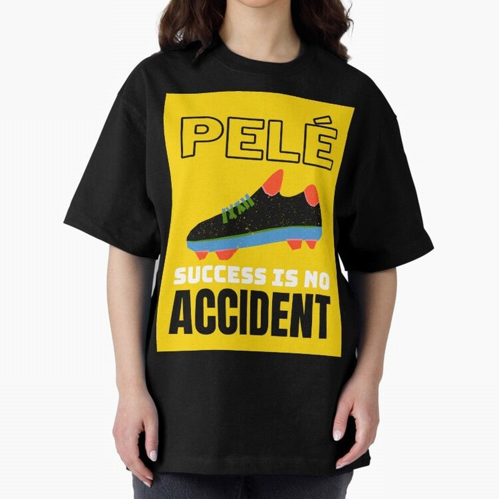 Pele Quote Success Is No Accident Graphic Classic T-Shirt Step into FIFA World Cup 2026 Spirit, Built around Brazil, CR7, Classic Soccer Heritage, Championship Pressure, Fan Loyalty and International Pride; Great for Supporters Who Love Legendary