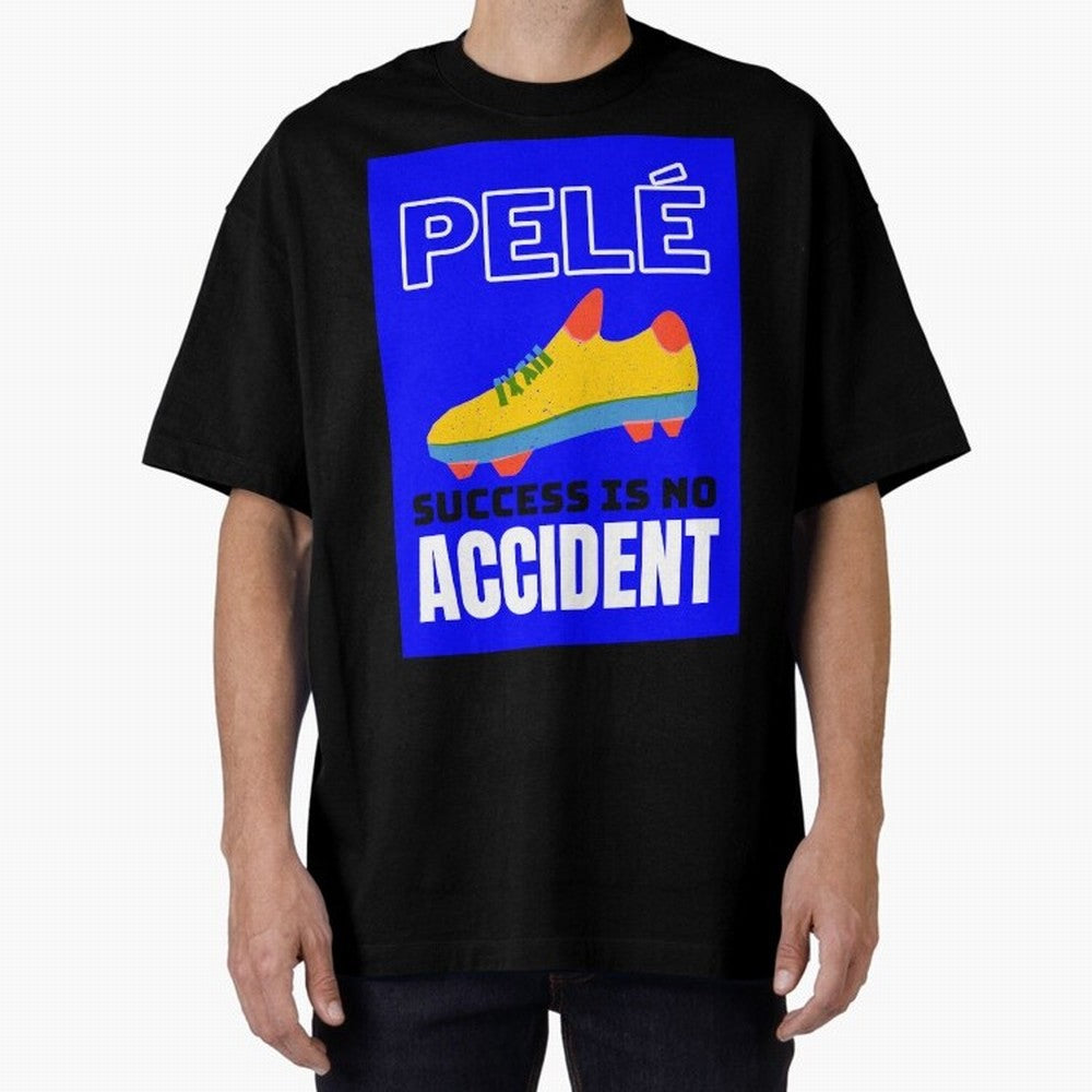Pele Quote Success Is No Accident Graphic Classic T-Shirt Represent Football Lovers during the FIFA World Cup 2026 Group Stage Journey through Cristiano Ronaldo Highlights, Spain and Netherlands Pride, Football Passion, Legendary Performances,
