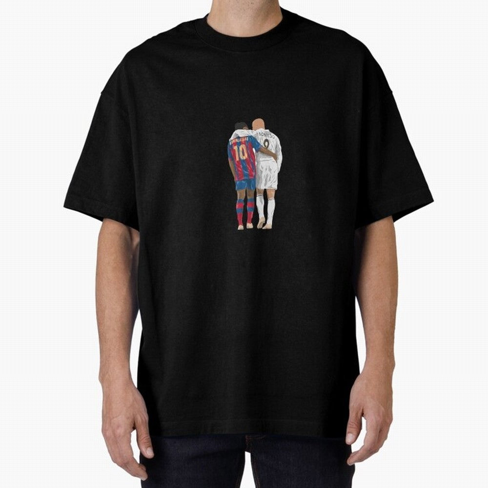Ronaldinho, Ronaldo Minimalist Oversized T-Shirt Represent Fans Who Live for Match Day Hype around FIFA World Cup 2026, Haaland, Portugal, Stadium Memories, Football Loyalty, International Chants and Championship Tradition; Perfect for People Who