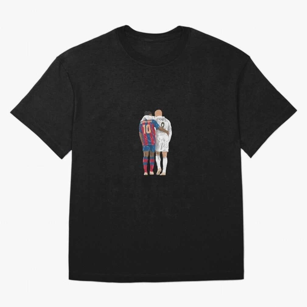 Ronaldinho, Ronaldo Minimalist Oversized T-Shirt Represent Fans Who Live for Match Day Hype around FIFA World Cup 2026, Haaland, Portugal, Stadium Memories, Football Loyalty, International Chants and Championship Tradition; Perfect for People Who