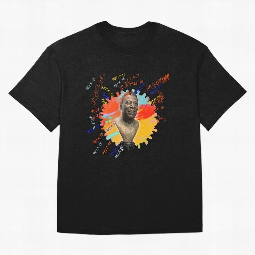 PELE 10 Classic T-Shirt Experience the Global Stage of Global Football Passion for FIFA World Cup 2026, Highlighting Cristiano Ronaldo, Haaland and CR7, France, Fan Favorite Moments, National Team Passion, Big Match Drama and Soccer History;
