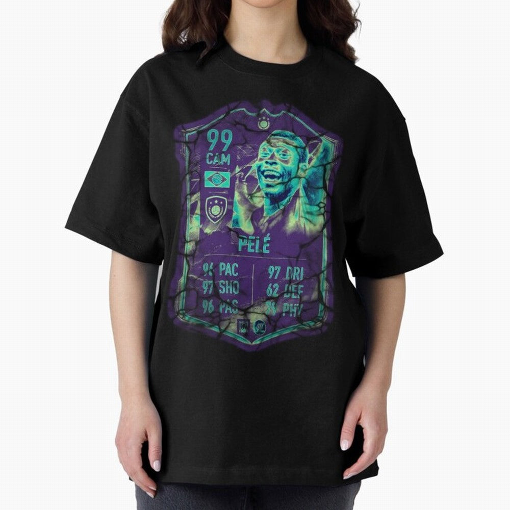 Pele Oversized T-Shirt Bring Legendary Rivalry Energy to Match Day Hype around FIFA World Cup 2026 USA Canada Mexico, Neymar, Haaland and Cristiano Ronaldo, Netherlands, Retro Football Energy, Iconic Rivalries, Trophy Chase Drama and Stadium