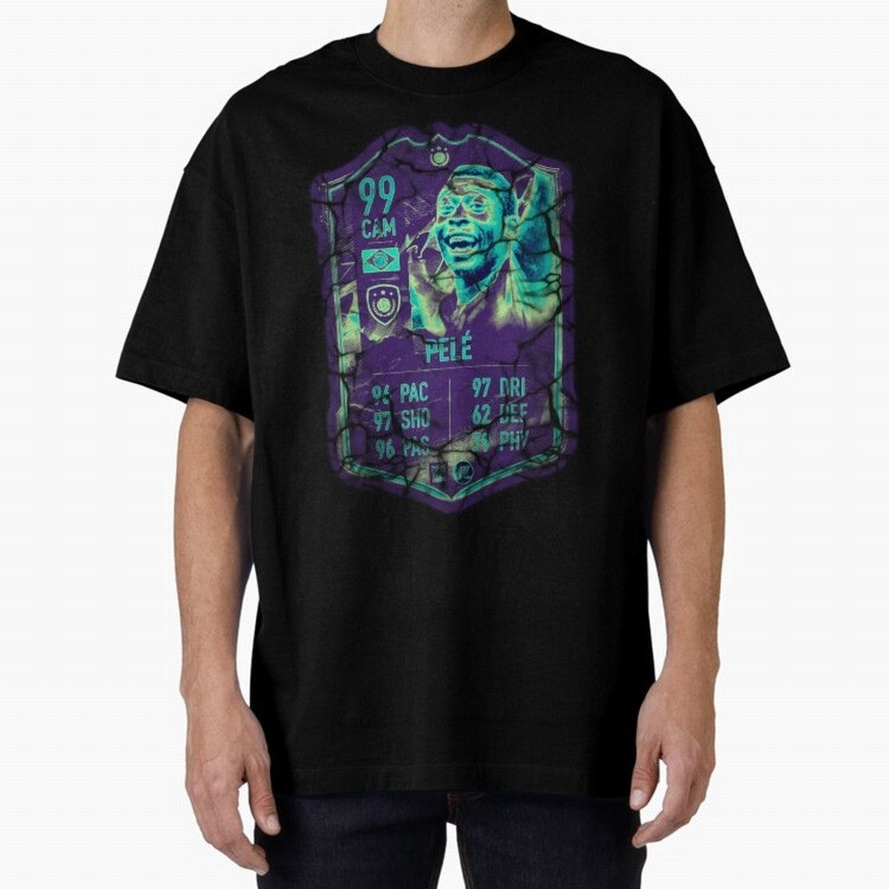 Pele Oversized T-Shirt Bring Legendary Rivalry Energy to Match Day Hype around FIFA World Cup 2026 USA Canada Mexico, Neymar, Haaland and Cristiano Ronaldo, Netherlands, Retro Football Energy, Iconic Rivalries, Trophy Chase Drama and Stadium