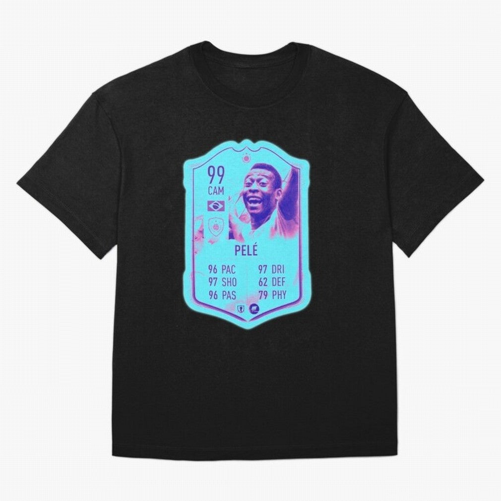 Pele Oversized T-Shirt Mark FIFA World Cup 2026 Spirit, Capturing England, France and Netherlands, Mbappe, Sports Nostalgia, International Competition, Famous Players and Unforgettable Victories; Great for Watch Parties, Sports Bars, Family Nights,