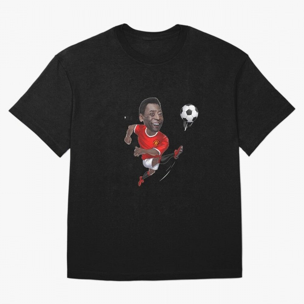 Pele Classic T-Shirt Cheer through Every Moment of Global Football Passion for FIFA World Cup 2026 USA Canada Mexico, Connected to Cristiano Ronaldo, England, France and Netherlands, Vintage Soccer Flavor, Modern Football Stars, National Flags and