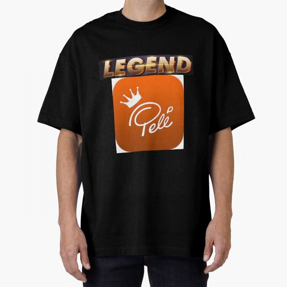 Signed Pele Shirt Oversized T-Shirt Honor Football Greatness during Match Day Hype around FIFA World Cup 2026 Group Stage, Cristiano Ronaldo, Haaland and CR7, Argentina, France and Brazil, Sports Nostalgia, International Competition, Famous Players