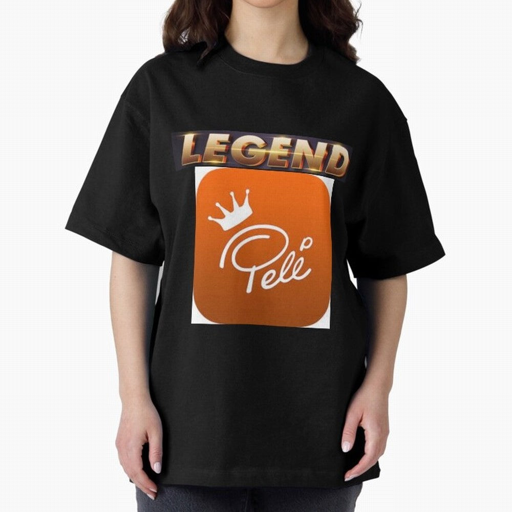 Signed Pele Shirt Oversized T-Shirt Honor Football Greatness during Match Day Hype around FIFA World Cup 2026 Group Stage, Cristiano Ronaldo, Haaland and CR7, Argentina, France and Brazil, Sports Nostalgia, International Competition, Famous Players