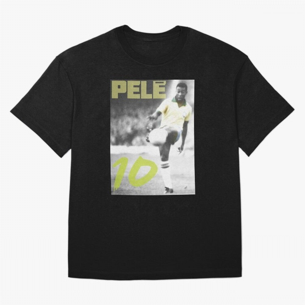 PELE Essential T-Shirt Make Every Kick Count in FIFA World Cup 2026 Filled with Cristiano Ronaldo, Haaland and CR7, Brazil Energy, Fan Favorite Moments, National Team Passion, Big Match Drama and Soccer History; Ideal for Fans Who Follow Messi,