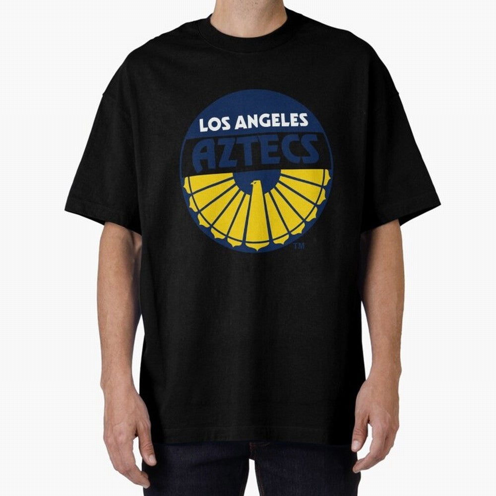 LA AZTECS200 Oversized T-Shirt Celebrate Football Heritage in FIFA World Cup 2026 USA Canada Mexico for Fans of Neymar, Haaland and Cristiano Ronaldo and Brazil, Bringing Soccer Culture, Superstar Moments, National Team Dreams and Competitive Fire;