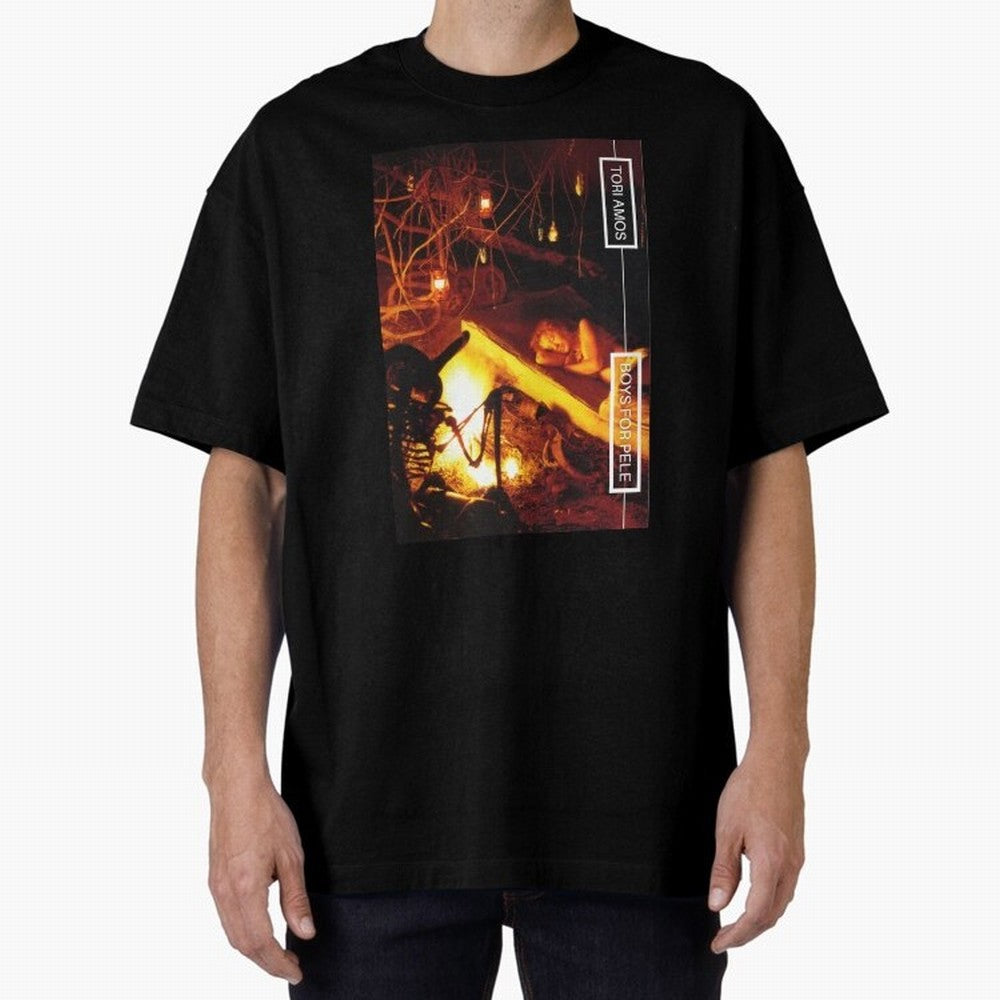 Tori Amos Boys For Pele Promo Alt Cover Album Art Fireside202 Oversized T-Shirt Turn Football Passion into FIFA World Cup 2026 Group Stage Spirit, Inspired by Argentina, CR7 and Messi, Match Day Excitement, Supporter Culture, Golden Goals and