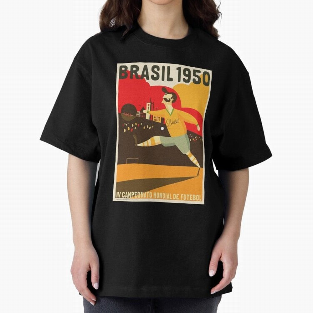 Brasil 1950 World Cup6 Essential T-Shirt Bring World Football Passion into FIFA World Cup 2026 for Fans of Mbappe and England, France and Netherlands, Bringing Sports Nostalgia, International Competition, Famous Players and Unforgettable Victories;