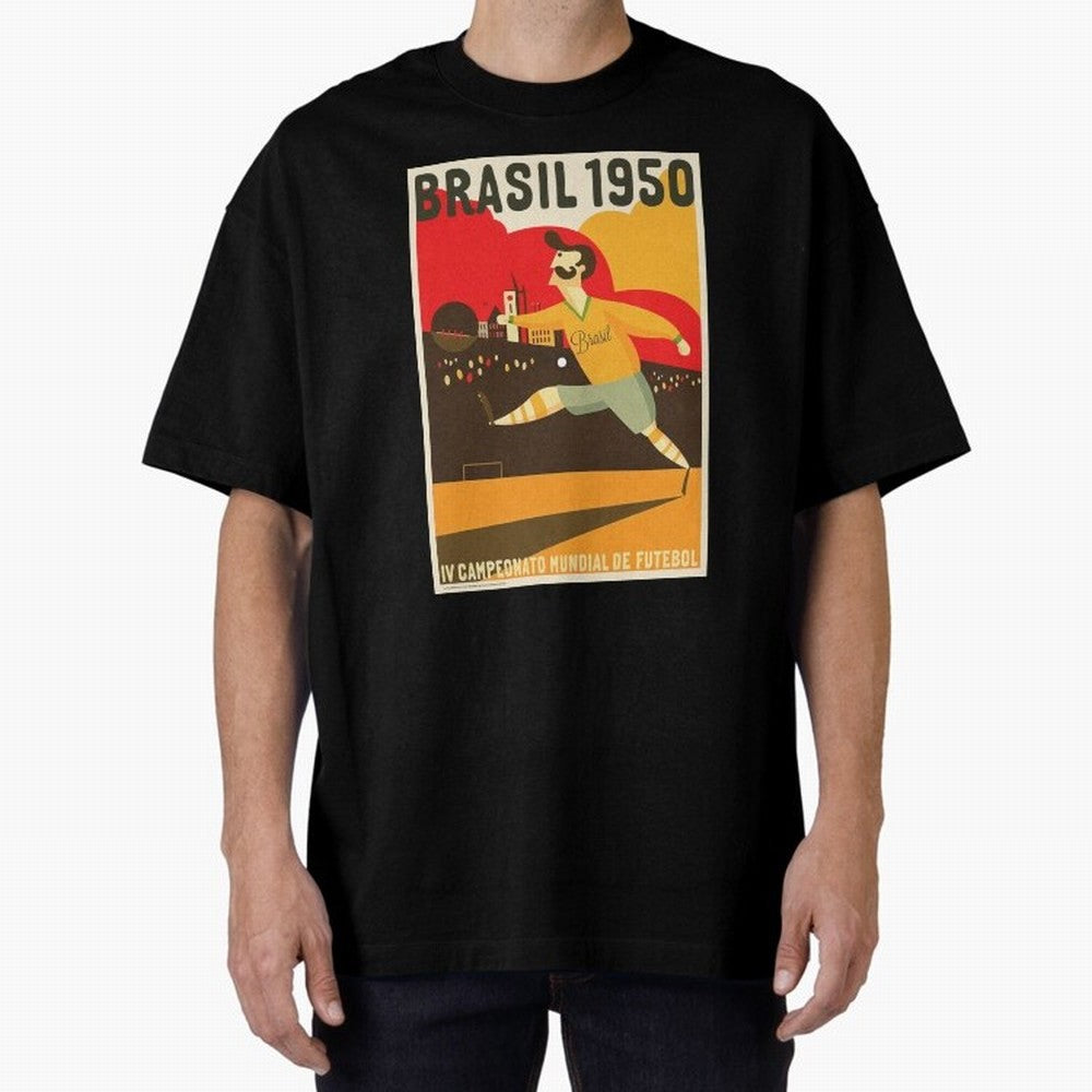 Brasil 1950 World Cup6 Essential T-Shirt Bring World Football Passion into FIFA World Cup 2026 for Fans of Mbappe and England, France and Netherlands, Bringing Sports Nostalgia, International Competition, Famous Players and Unforgettable Victories;
