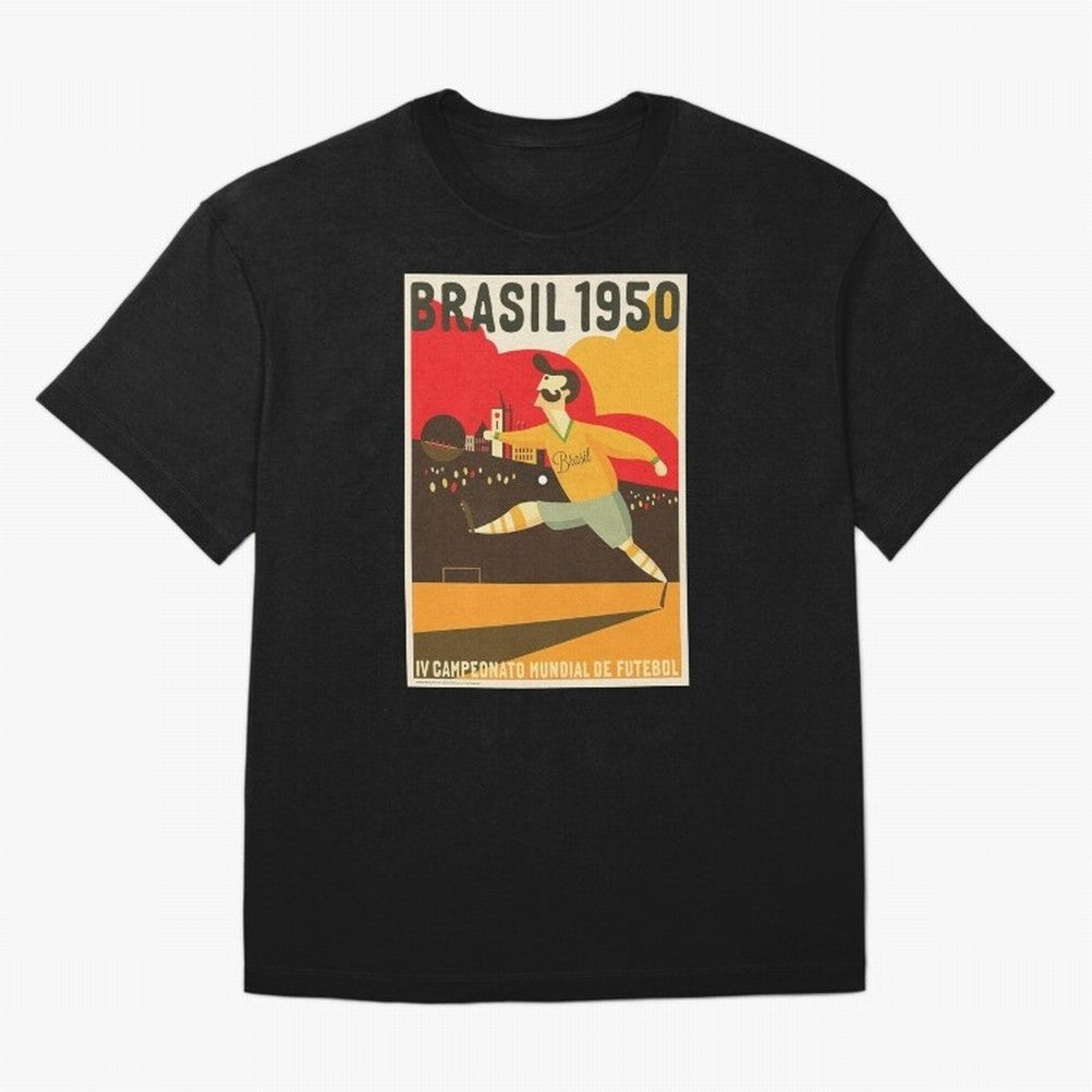 Brasil 1950 World Cup6 Essential T-Shirt Bring World Football Passion into FIFA World Cup 2026 for Fans of Mbappe and England, France and Netherlands, Bringing Sports Nostalgia, International Competition, Famous Players and Unforgettable Victories;