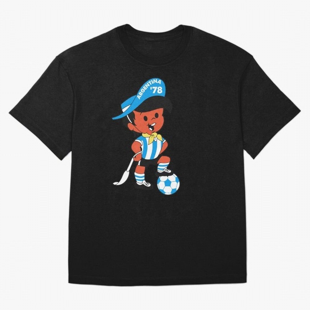 Argentina 78 Mascot Print1 Essential T-Shirt Bring Global Football Passion for FIFA World Cup 2026, Made for Neymar, Haaland and Cristiano Ronaldo, France and Portugal, Worldwide Fan Energy, Dramatic Goals, Stadium Lights and Championship
