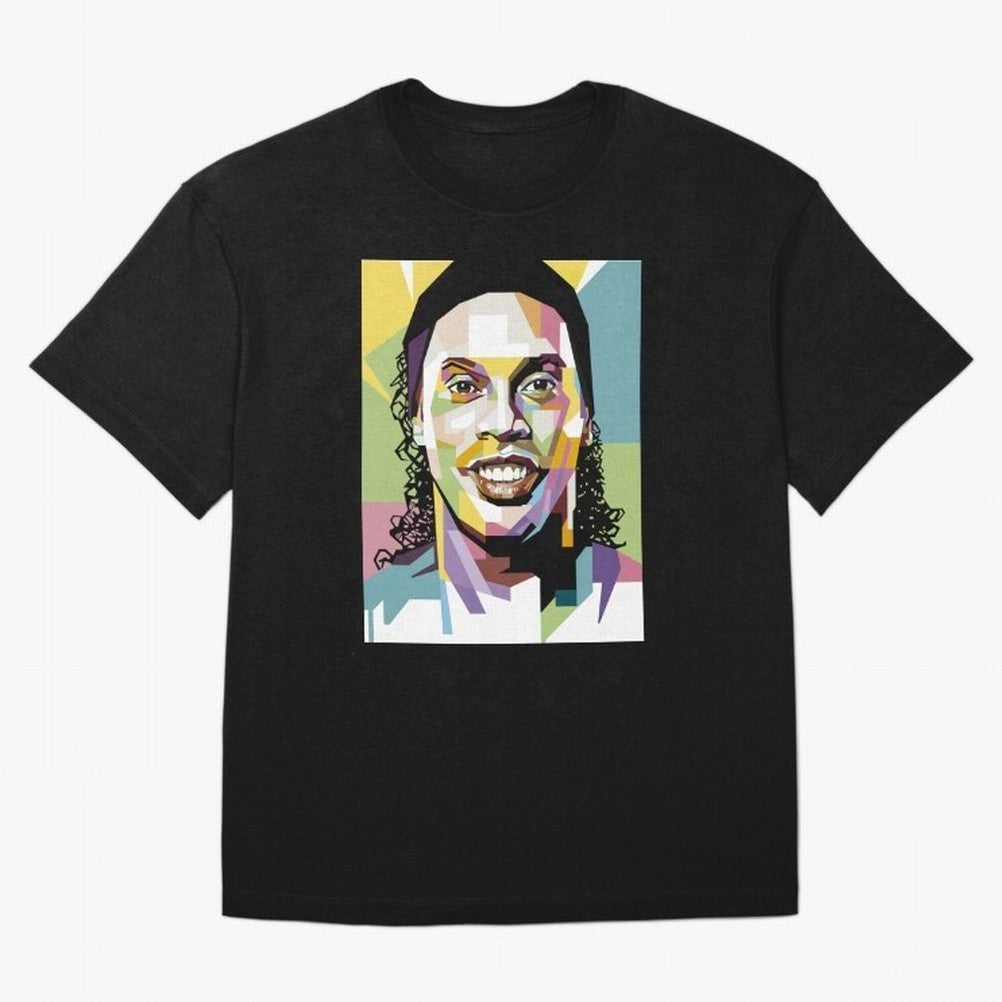 Ronaldinho Pop Art18 Classic T-Shirt Stand Proud for FIFA World Cup 2026 Group Stage Highlighting Cristiano Ronaldo, Argentina, France and Brazil Energy, Soccer Culture, Superstar Moments, National Team Dreams and Competitive Fire; Made for Die