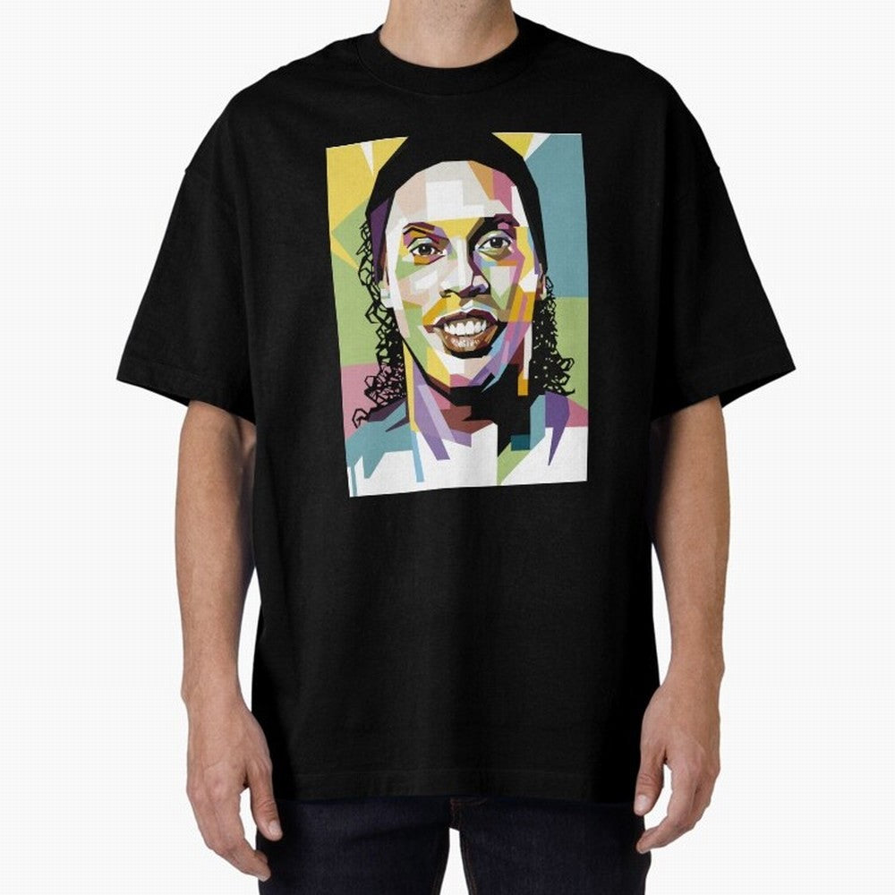Ronaldinho Pop Art18 Classic T-Shirt Stand Proud for FIFA World Cup 2026 Group Stage Highlighting Cristiano Ronaldo, Argentina, France and Brazil Energy, Soccer Culture, Superstar Moments, National Team Dreams and Competitive Fire; Made for Die
