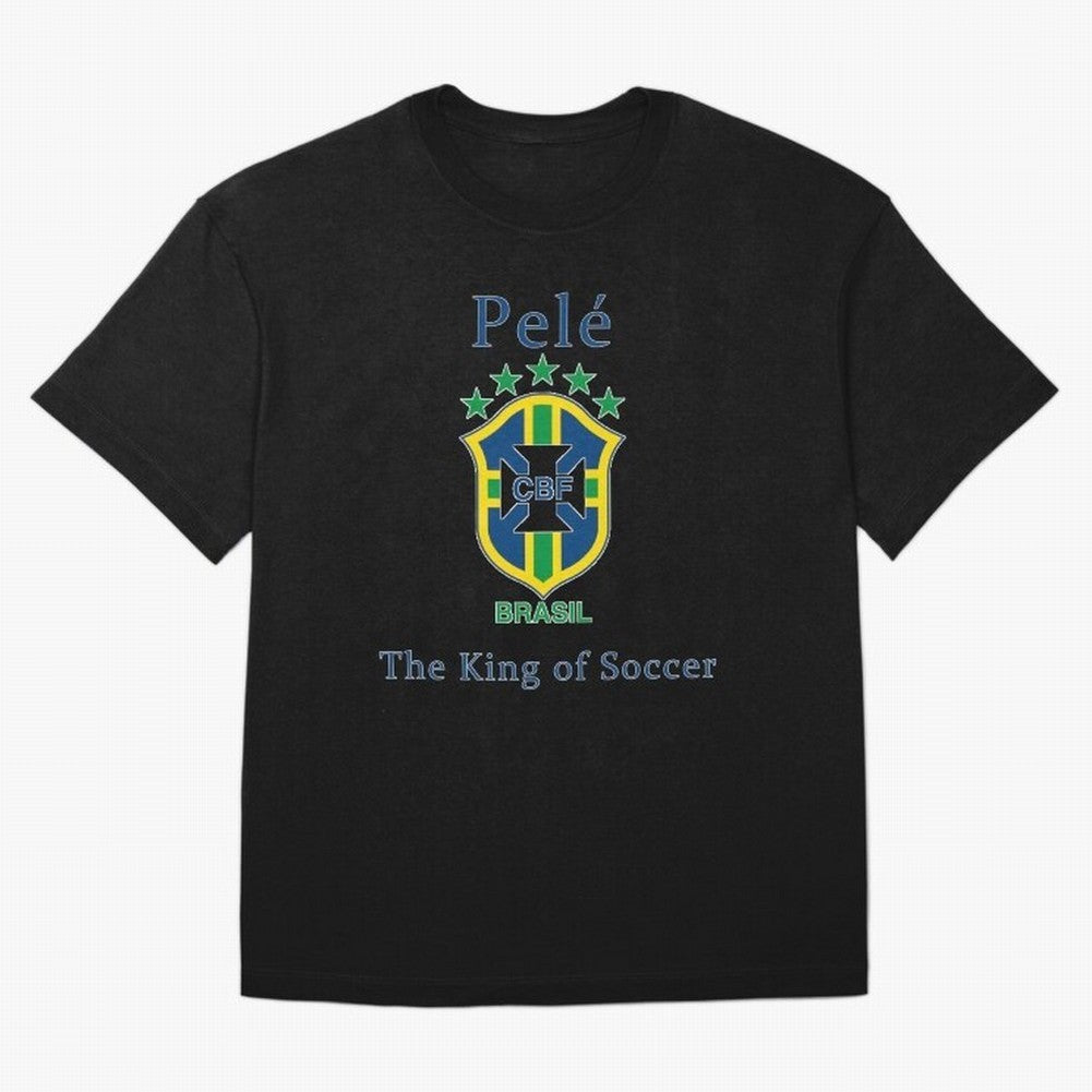 Pele king of soccer Essential T-Shirt Unlock the FIFA World Cup 2026 Group Stage Journey through Mbappe and Neymar Highlights, Brazil Pride, Stadium Chants, National Pride, Trophy Dreams and Unforgettable Football Memories; Ideal for Football Dads,