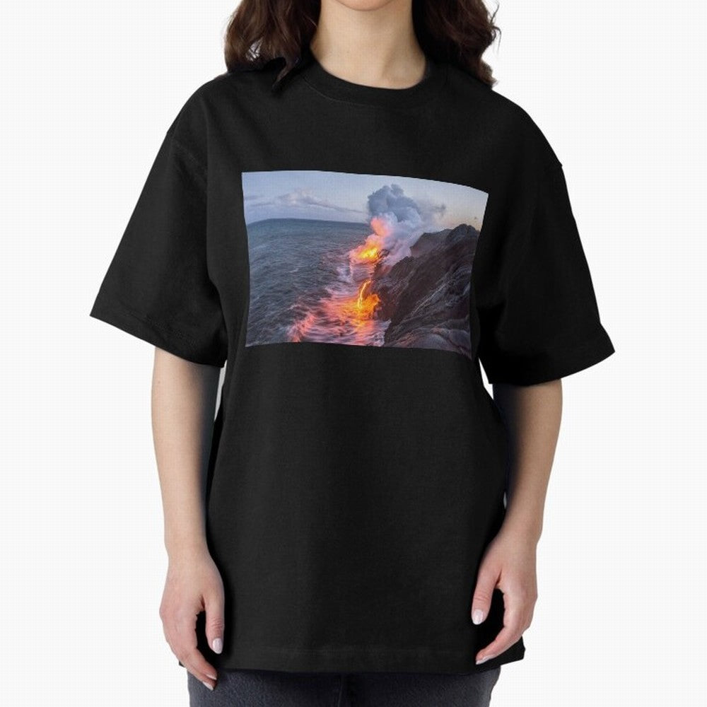 Kilauea Volcano Lava Flow Sea Entry 3 The Big Island Hawaii1 Classic T-Shirt Honor Football Greatness during the FIFA World Cup 2026 Journey through Haaland and Mbappe Highlights, Portugal Pride, Fan Favorite Moments, National Team Passion, Big